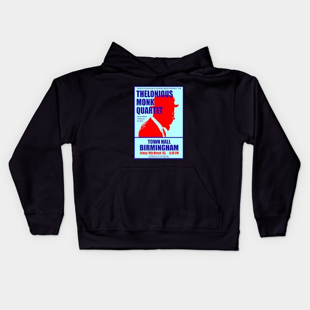 THELONIOUS MONK QUARTET IN CONCERT Kids Hoodie by The Jung Ones